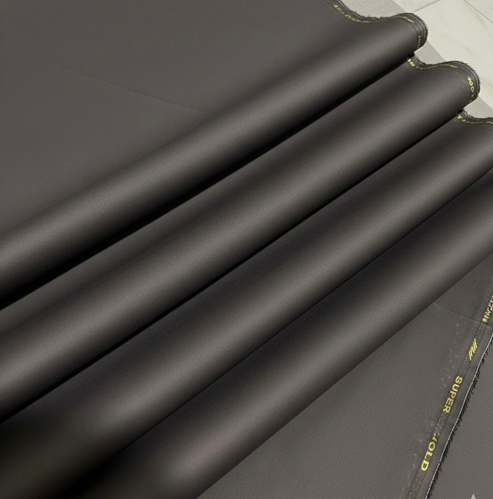 100% Cotton - Super Gold (Silver Finish) Coffee Espresso