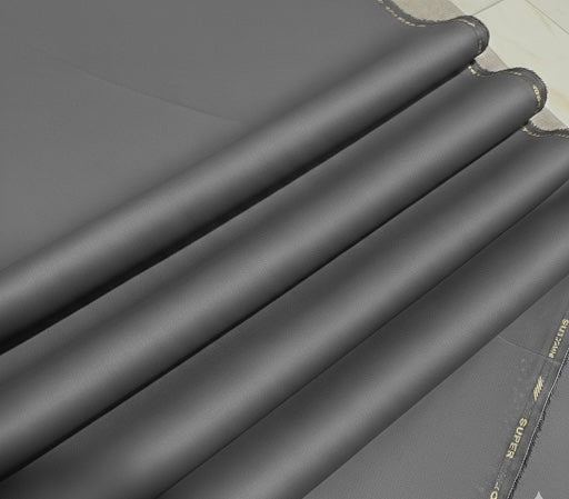 100% Cotton - Super Gold (Silver Finish) Dark Grey